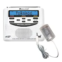 Midland WR120 NOAA Weather Alert Radio & Strobe WX68S