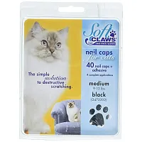 Smart Practice Soft Claws Nail Caps For Cats - Pink Sparkle - Medium