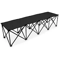 6-Foot Portable Folding 4 Seat Bench, Black SCOA-706
