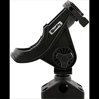 SCOTTY INC. 0280BK Baitcast/Spin Rod Hldr Blk Post Mnt