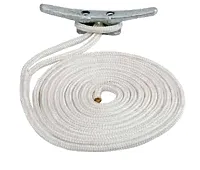 SEA DOG 2112015WH1 Double Braided Nylon Dock Line