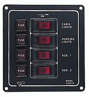 SEA DOG 4220101 Aluminum Switch Panel-Vertical