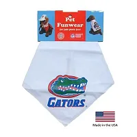 Smart Dog Products Florida Gators White Pet Bandana