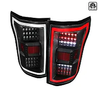 SPEC-D TUNIN 018JMLEDTM Tail Lights- All Black Housing With