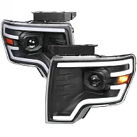 SPEC-D TUNIN 5009JMSQRS Projector Headlights Matte Black Ho