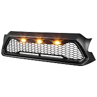 SPEC-D TUNIN C12BBLEDKH Matte Black Mesh Grille With Led Li