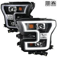 SPEC-D TUNIN F15015JMTM Led Rim Projector Headlights Black