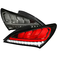 SPEC-D TUNIN S210GLEDTM 2Dr Led Tail Lights Smoke With Sequ