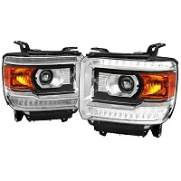 SPEC-D TUNIN SIE14DRLGO Projector Headlight With Led Bar