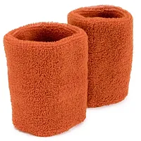 Wrist Sweatbands 2-pack, Orange SFIT-1604