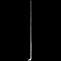 SHAKESPEARE 5206N 8&#039;Vhf 6Db 1Pc Antenna Nylon Ferrule