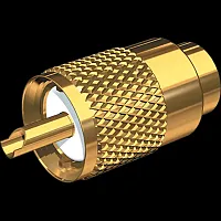 SHAKESPEARE PL25958G Gold Plated Pl-259 Connect W/Ug175