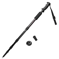 53&quot; Black Shock-Resistant Adjustable Trekking Pole SHIK-003