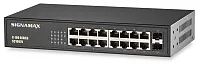 SIGNAMAX CONNECTIVTY FO-SC10070 C-100 16 Port Gigabit Switch With 2 Sfpp