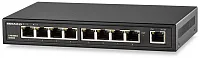 SIGNAMAX CONNECTIVTY FO-SC10090 C-100 8 Port Fast Ethernet Poe+ Switch