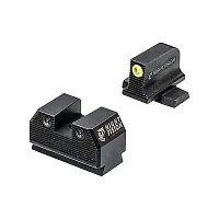Night Fision Optic Height Sights For Sig Sauer P365/P320 Green Front/Blacked Out