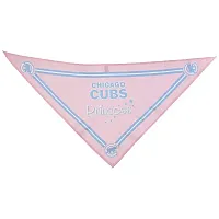 SportyK9 Chicago Cubs Pink Dog Bandana - Small