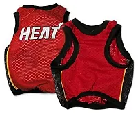 SportyK9 Miami Heat Alternate Style Dog Jersey - XX-Small