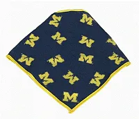 SportyK9 Michigan Wolverines Dog Bandana Style #2 - Small
