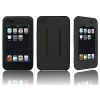 Nextware SLCN-BK Silicone Case and Screen Protector for iPod tou