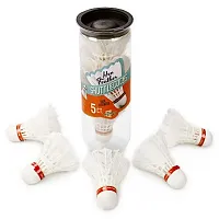 5 Genuine Hen Feather Shuttlecocks SLEG-002