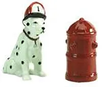 SMC Ceramic dalmatian Salt and Pepper Shakers