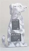 SMC Aluminum-Finish Dog Picture Frame