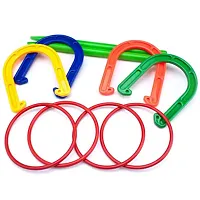 Plastic Horseshoe and Ring Toss Game Set (2 in 1) SOUT-002