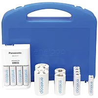 Panasonic K-Kj17Mcc82A 4-Position Charger With Eneloop(R) 8 Aa &