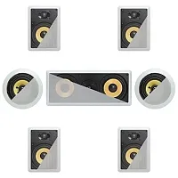 Cmple 7.1 In-Wall In-Celing Speaker System Kevlar Speakers Power