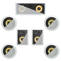 Cmple 7.1 In-Wall In-Celing Speaker System Kevlar Speakers Power