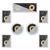 Cmple 7.1 In-Wall In-Celing Speaker System Kevlar Speakers Power