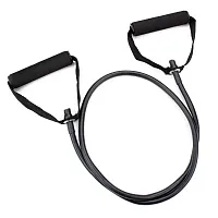 4&#039; Black Medium Tension (12 lb.) Exercise Resistance Band SRTB-0