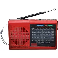 Supersonic(R) Sc-1080Bt- Red 9-Band Bluetooth(R) Radio