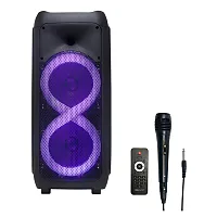 Iq Sound Iq-7288Djbt 15-Watt-Rms Portable Bluetooth Rechargeable Speaker With Tw