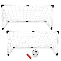 2-Pack Youth Soccer Goals with Soccer Ball and Pump  SSCR-101