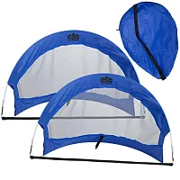 Set of 2, 6&#039; Pop Up Soccer Goals with 2 Carrying Bags SSCR-303