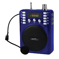 Supersonic Sc-1443Bt Blue Bluetooth Portable Pa Speaker Voice Amplifier With Mic