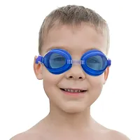 Kids Swim Goggles & Case, Blue SSWI-102