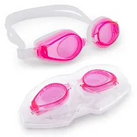 Adult Swimming Goggles with Case, Pink SSWI-111