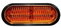 STAR WARNING DLXTHU1A 6&#039; Oval; Amber; 10-16 / 19-30 Vdc;