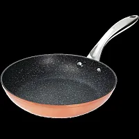 STARFRIT USA 30912004ST The Rock 9.5&#039;Copper Frypan S/S Hndl