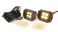 SOUTHERN TRU 77915K 2-Inch Square Flush Mount Cree Led
