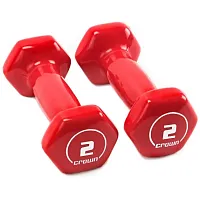 Vinyl Hex Hand Weights, 2 LB 796520356610