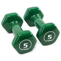 Vinyl Hex Hand Weights, 5 LB SWGT-805