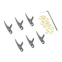 Swhacker Levi Morgan Series 2-Blade 100 Grain 2" Curved Replacement Blades (6 Pa
