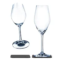 SILWY MAGNET S02013022 Magnetic Crystal Glass Champagne