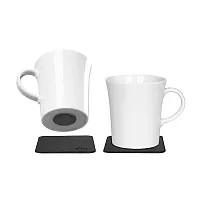 SILWY MAGNET S02714022B Porcelain Magnetic Handle Cups Blk