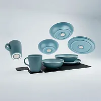 SILWY MAGNET SYBRKGS11B Tableware Set Dolomit Blue + Metal-