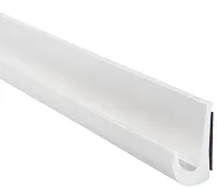 TRIMLOK DRW10 Wht Pvc Drip Rail W/Acryl Tape 10Ft
